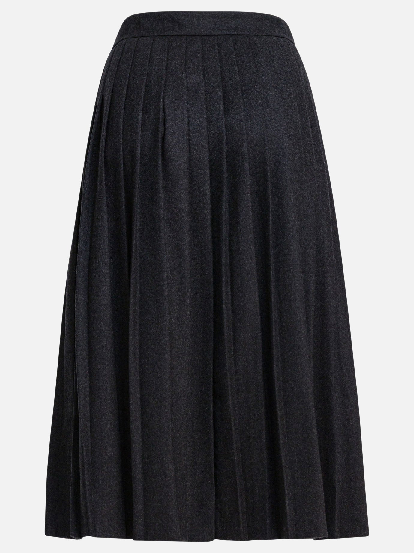 Midi skirts Solid colour  Grey - Prada Women | PDP | VIETTI Online Store | thumbnail_2
