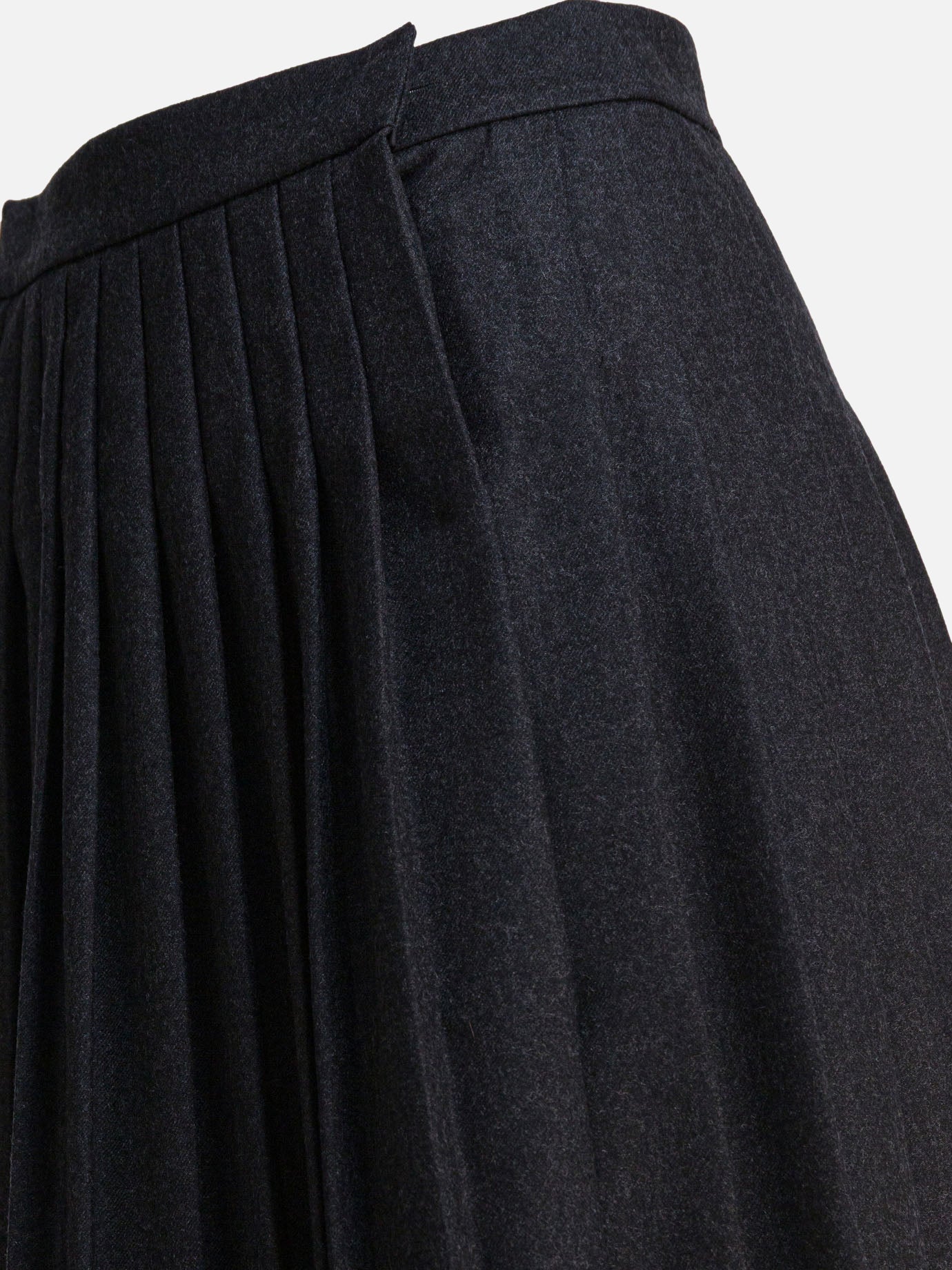 Midi skirts Solid colour  Grey - Prada Women | PDP | VIETTI Online Store | thumbnail_4