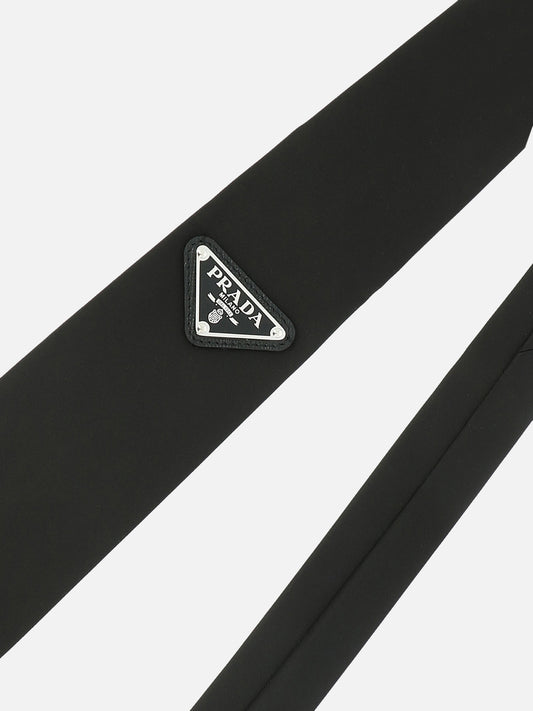 Prada Gabardine Re-Nylon Tie 13057064_R150 Black 2