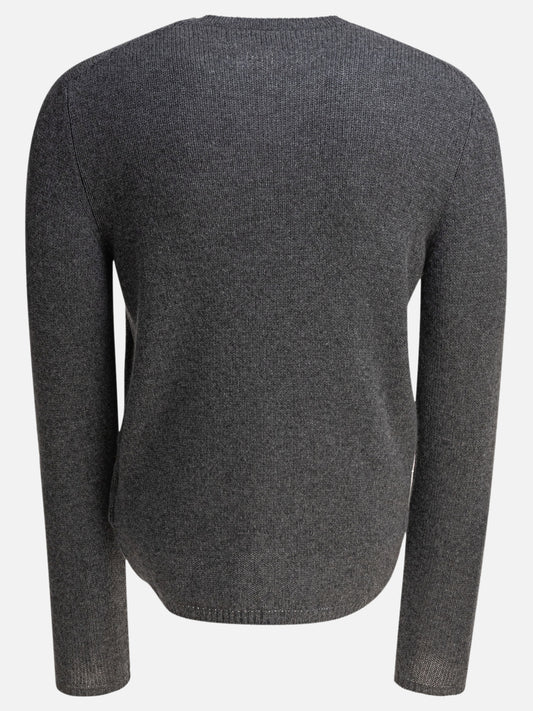Crewneck sweaters Solid colour  Grey - Prada Men | PLP | VIETTI Online Store | 2
