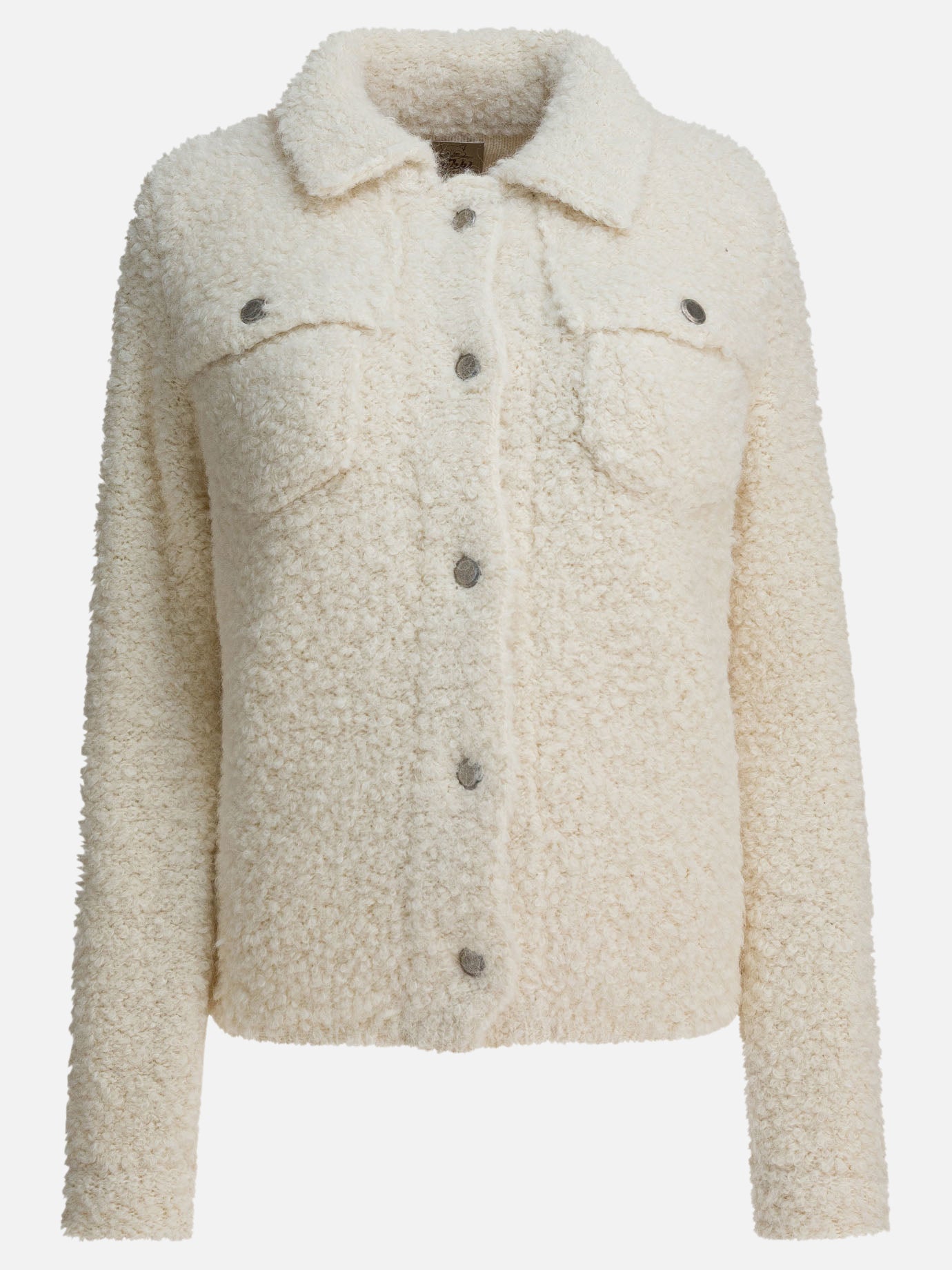 Overshirt jackets Bouclé  White - Rakkì Women | PDP | VIETTI Online Store | thumbnail