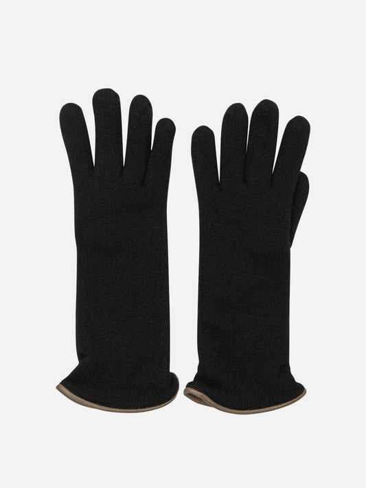 Casual gloves 100% cashmere  Black - Restelli Women | PDP | VIETTI Online Store 
