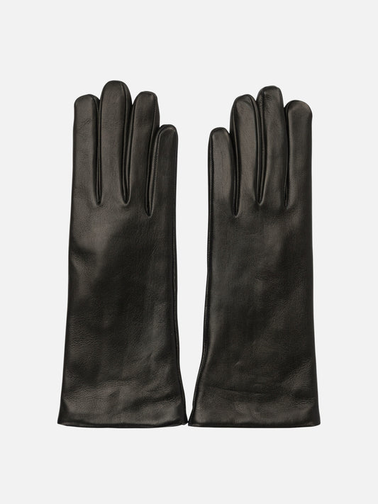 Casual gloves 100% leather - 100% cashmere  Black - Restelli Women | PDP | VIETTI Online Store 
