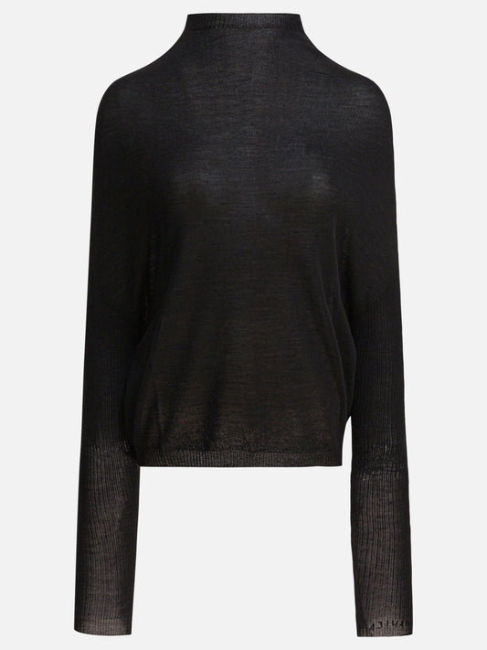 Turtleneck sweaters Solid colour  Black - Rick Owens Women | PDP | VIETTI Online Store 
