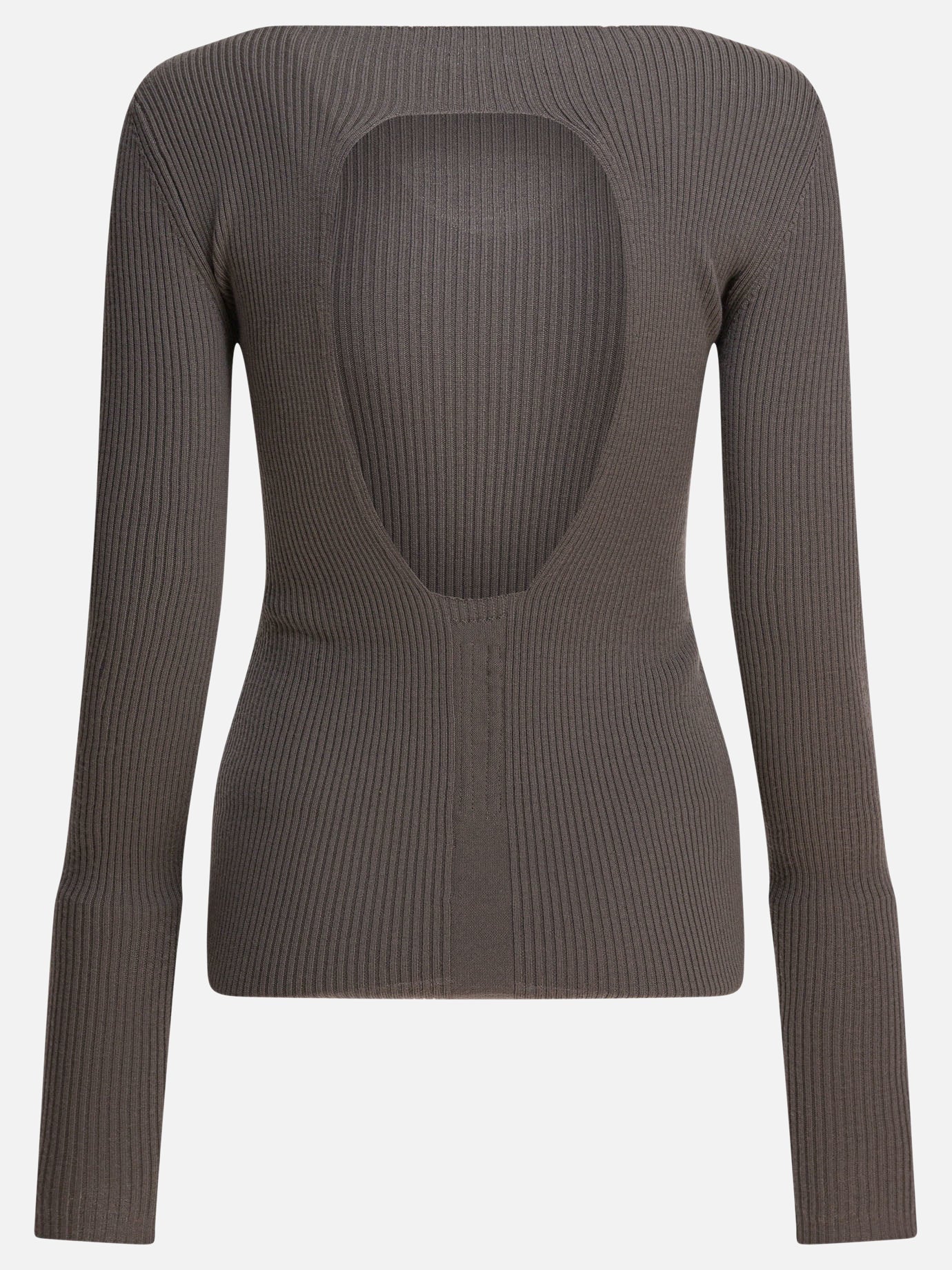 Boat neck sweaters Solid colour  Grey - Rick Owens Women | PDP | VIETTI Online Store | Zoom-Modal_2
