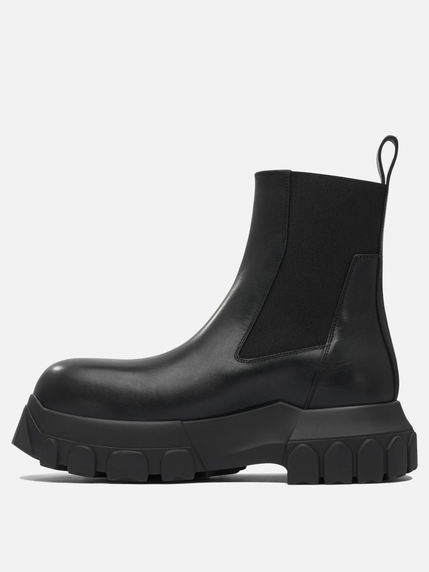 Chelsea boots 100% leather - 100% rubber  Black - Rick Owens Women | PDP | VIETTI Online Store | thumbnail_3