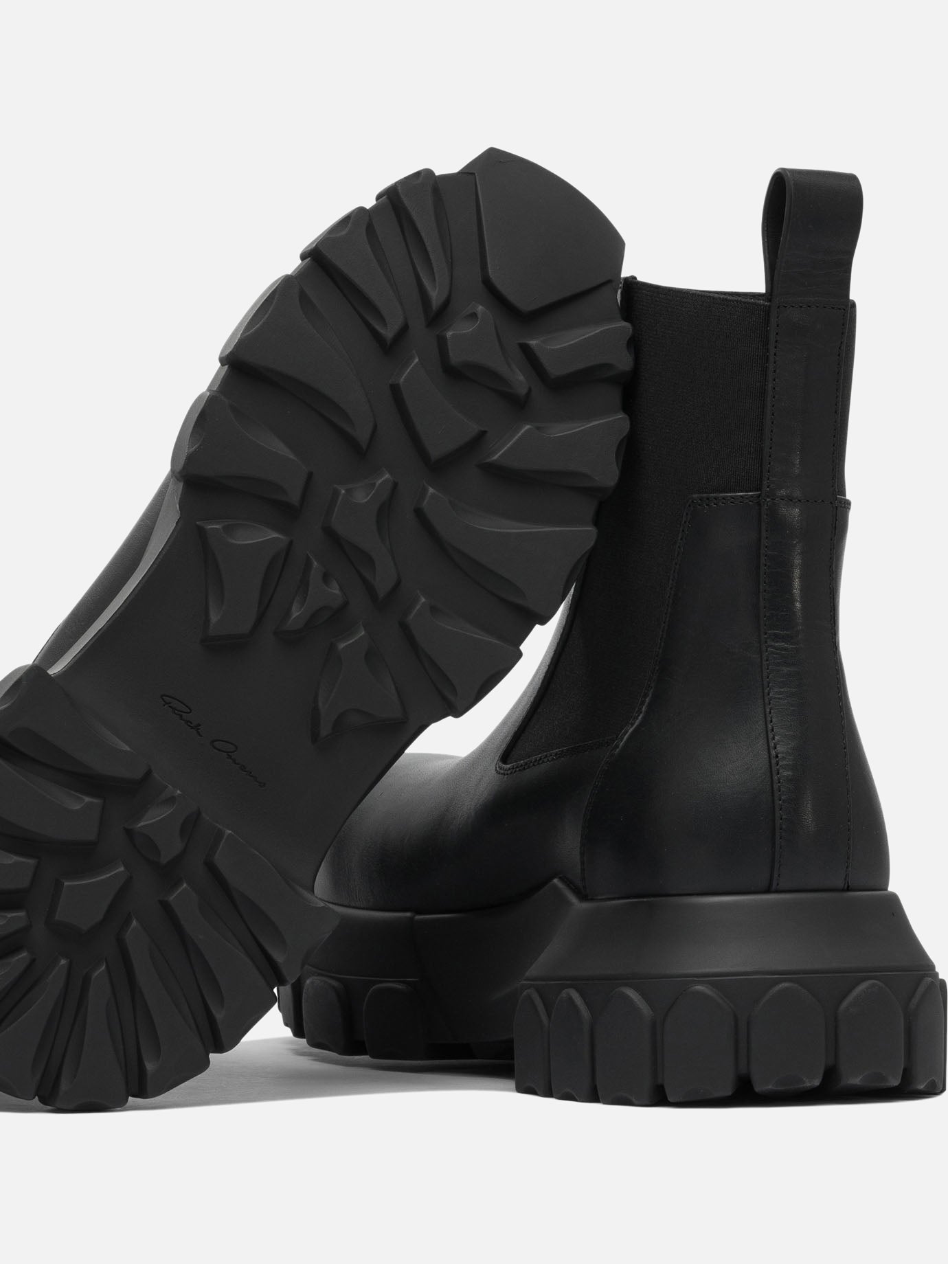 Chelsea boots 100% leather - 100% rubber  Black - Rick Owens Women | PDP | VIETTI Online Store | Zoom-Modal_5
