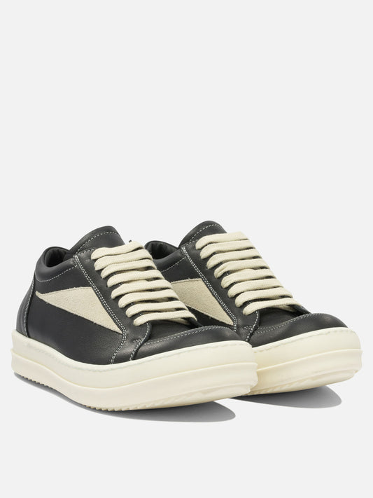 Low top sneakers 100% leather - 100% rubber  Black - Rick Owens Women | PLP | VIETTI Online Store | 2

