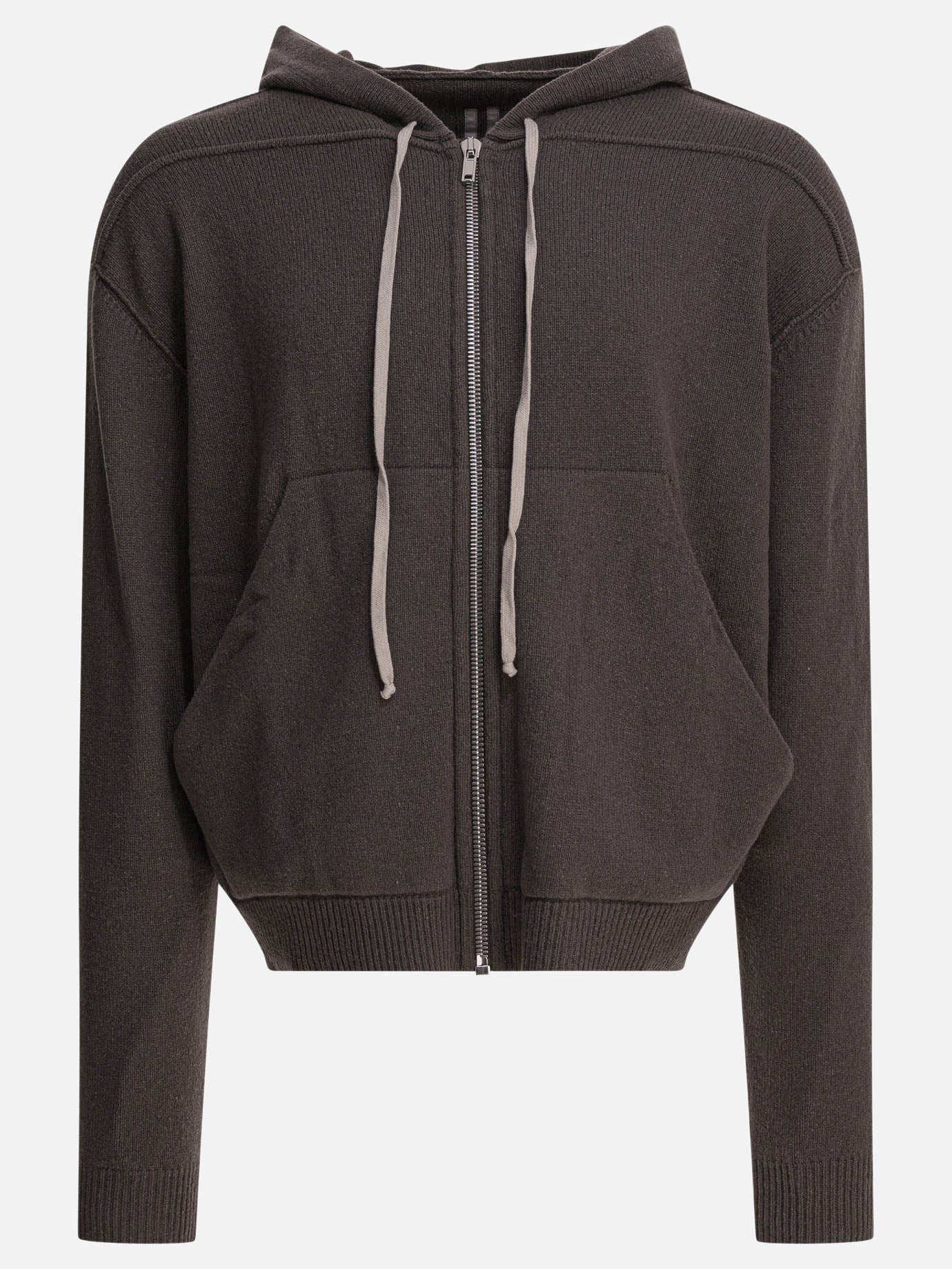 Hooded sweaters Solid colour  Brown - Rick Owens Men | PDP | VIETTI Online Store | thumbnail