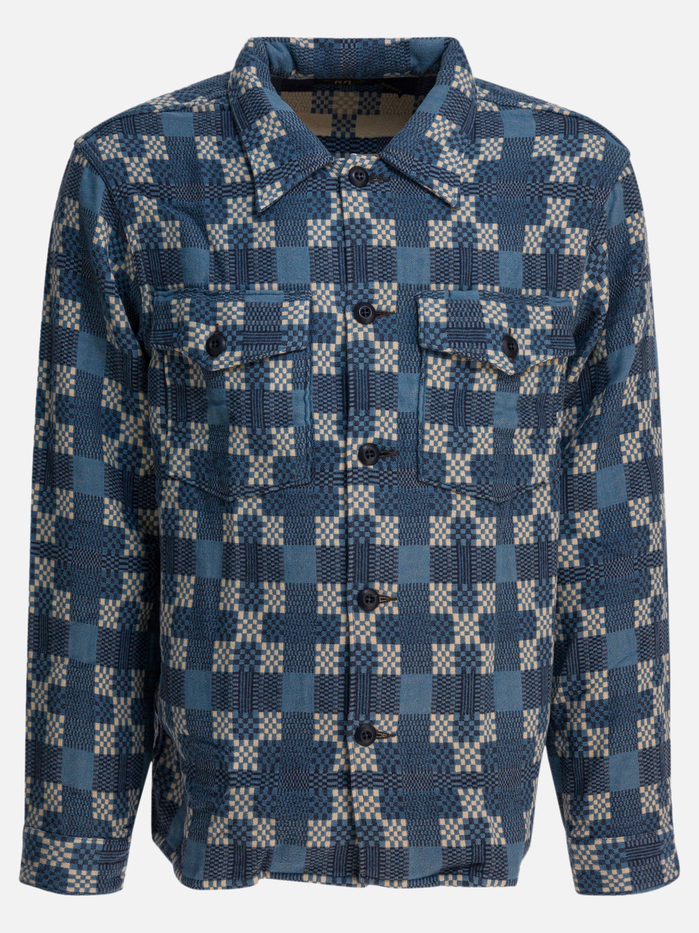 Overshirt jackets Check  Blue - RRL by Ralph Lauren Men | PDP | VIETTI Online Store | thumbnail