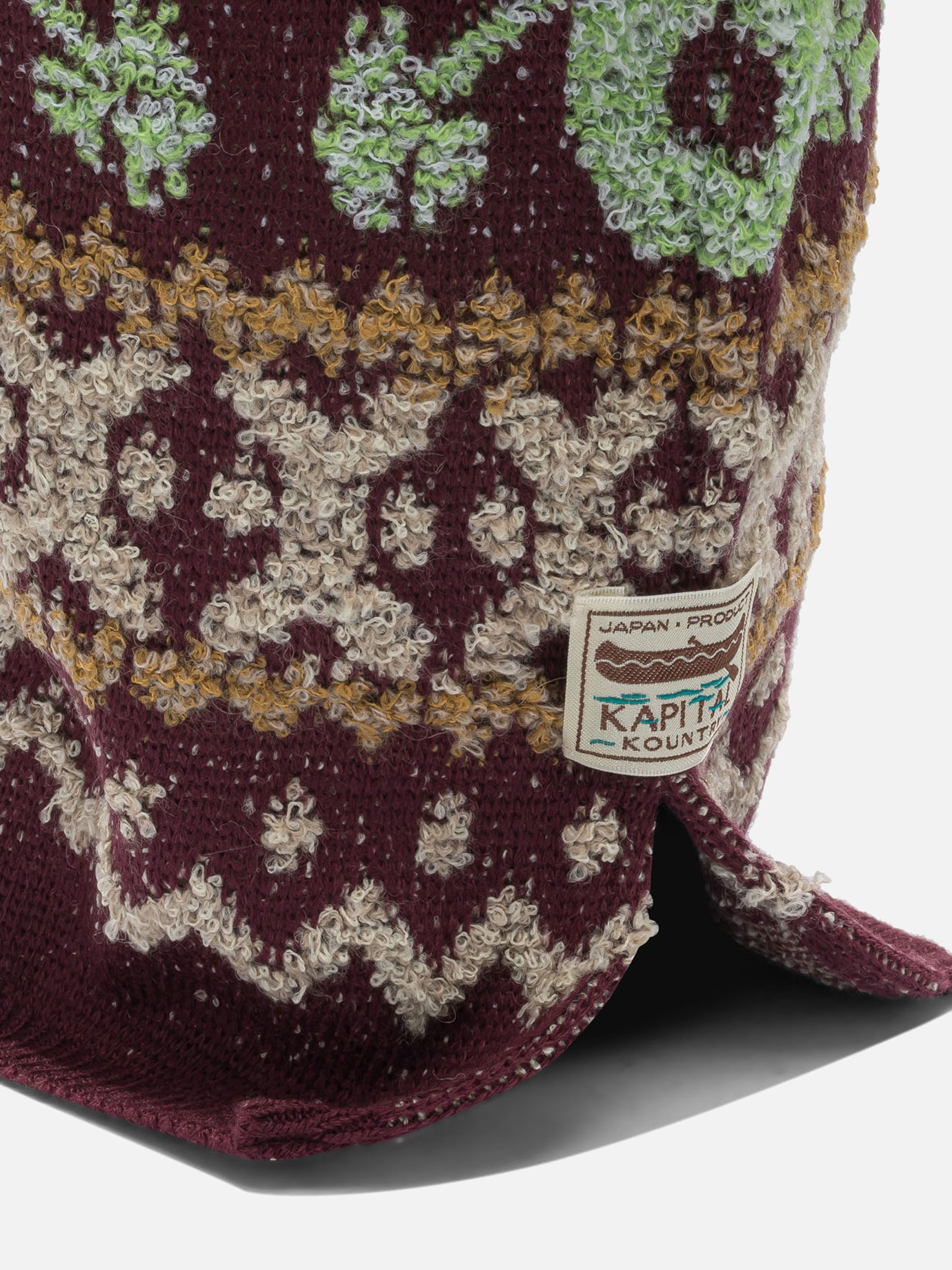 Balaclava 100% wool  Bordeaux - KAPITAL Men | PDP | VIETTI Online Store | Zoom-Modal_4

