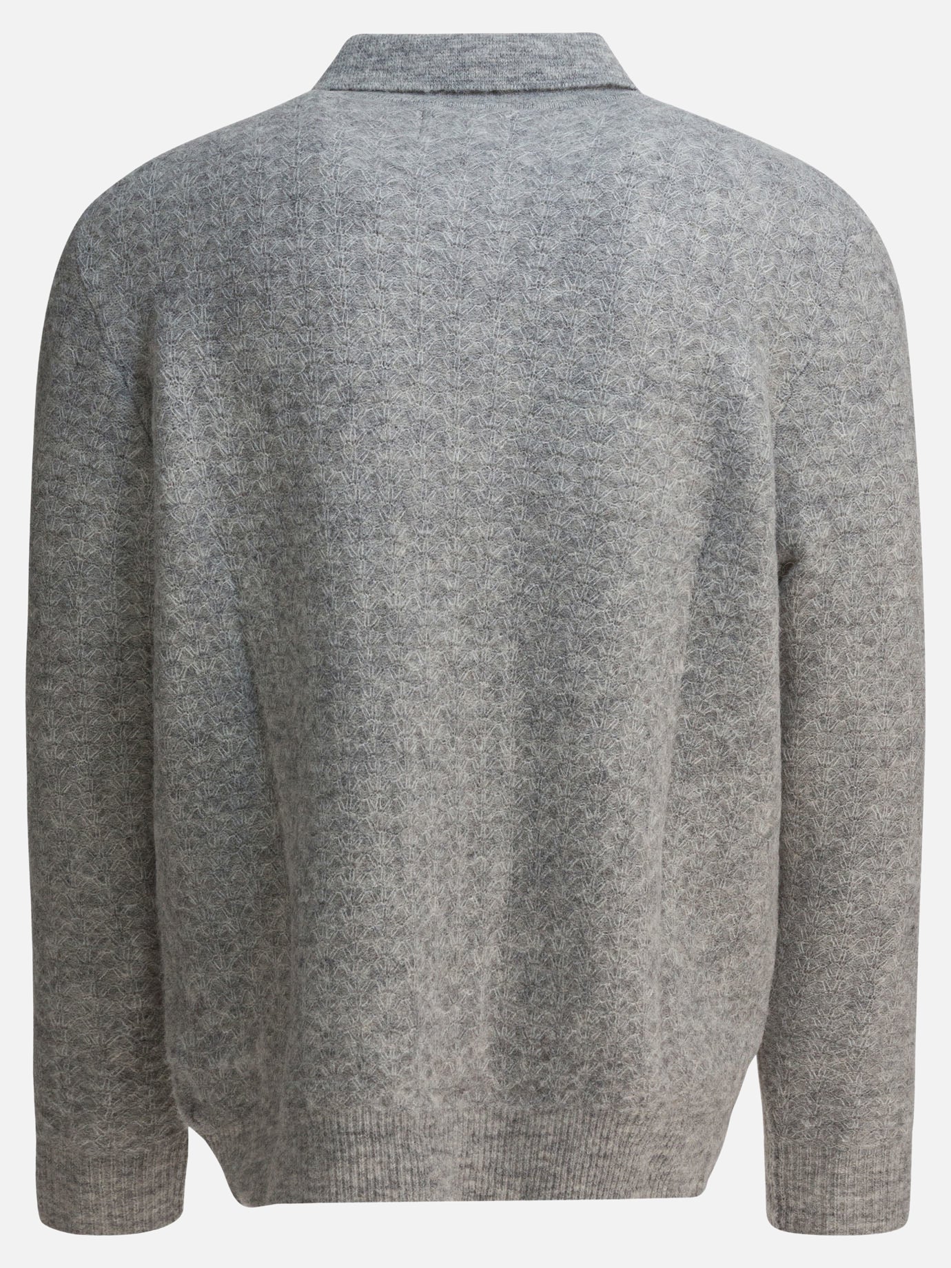 Polo sweater Solid colour  Grey - NN.07 Men | PDP | VIETTI Online Store | Zoom-Modal_2
