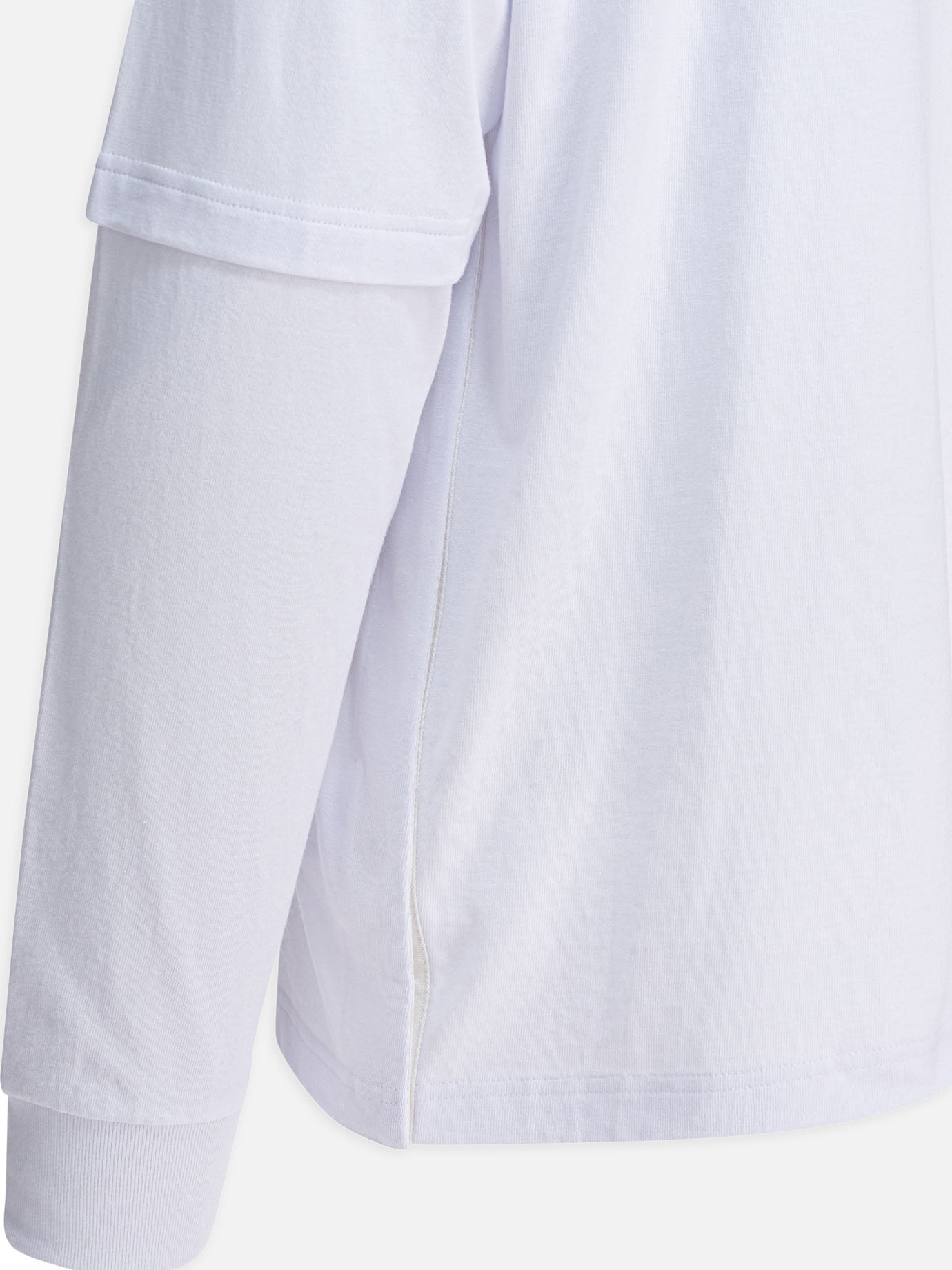 Crewneck t-shirts Logo  White - Sacai Men | PDP | VIETTI Online Store | thumbnail_4