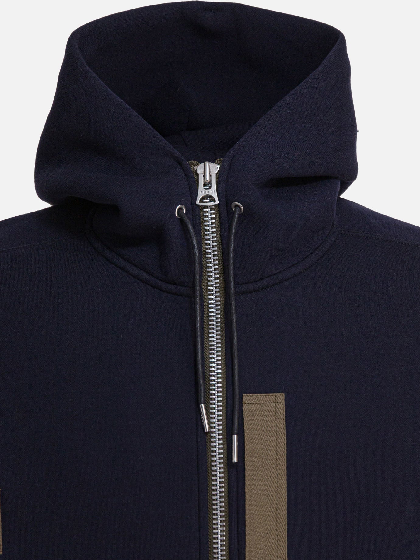 Full zip sweatshirts Solid colour  Blue - Sacai Men | PDP | VIETTI Online Store | thumbnail_3