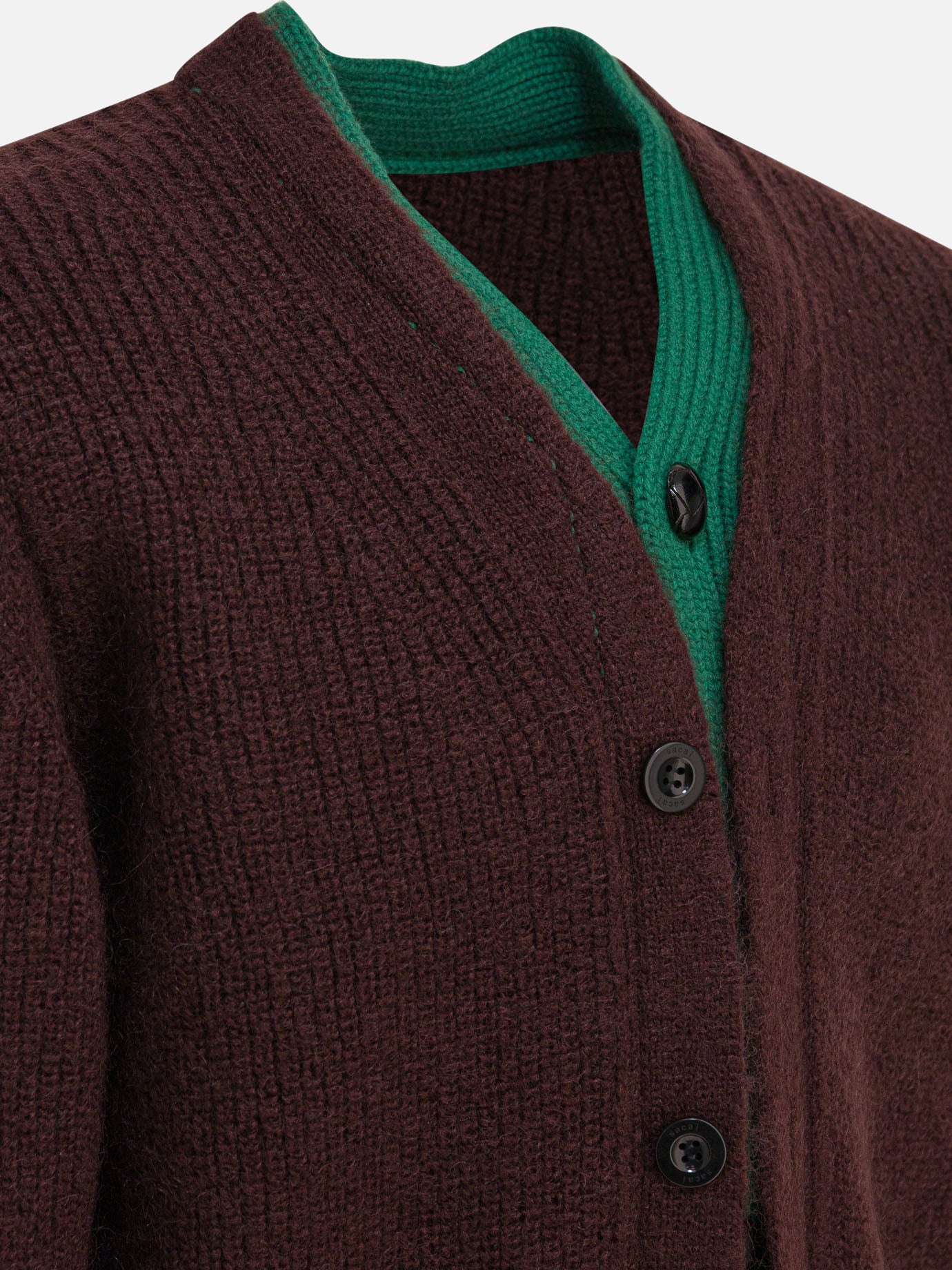 Cardigans Solid colour  Brown - Sacai Men | PDP | VIETTI Online Store | thumbnail_3