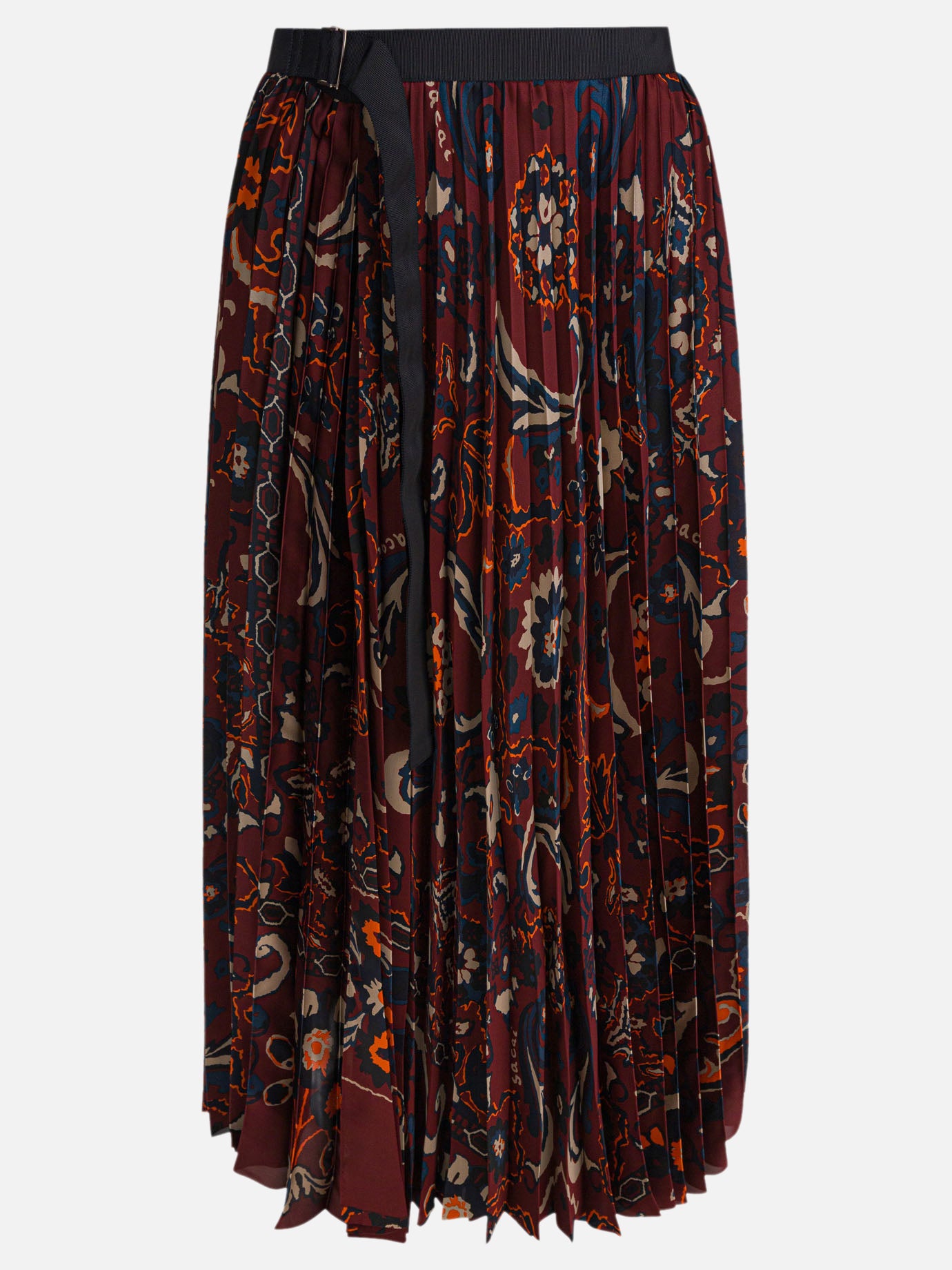 Long skirts Floral  Bordeaux - Sacai Women | PDP | VIETTI Online Store | Zoom-Modal
