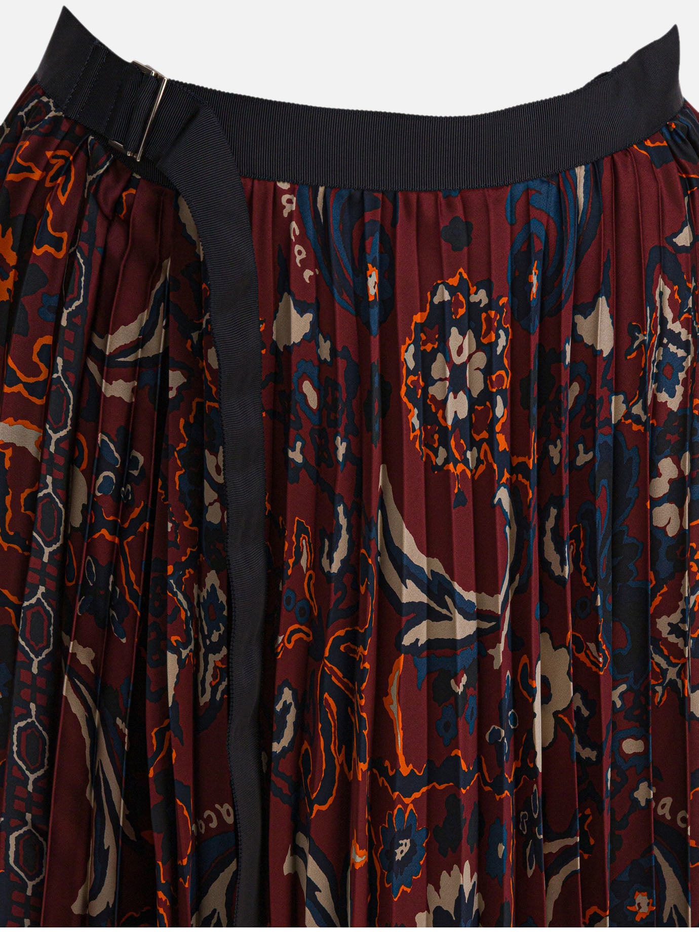 Long skirts Floral  Bordeaux - Sacai Women | PDP | VIETTI Online Store | thumbnail_3
