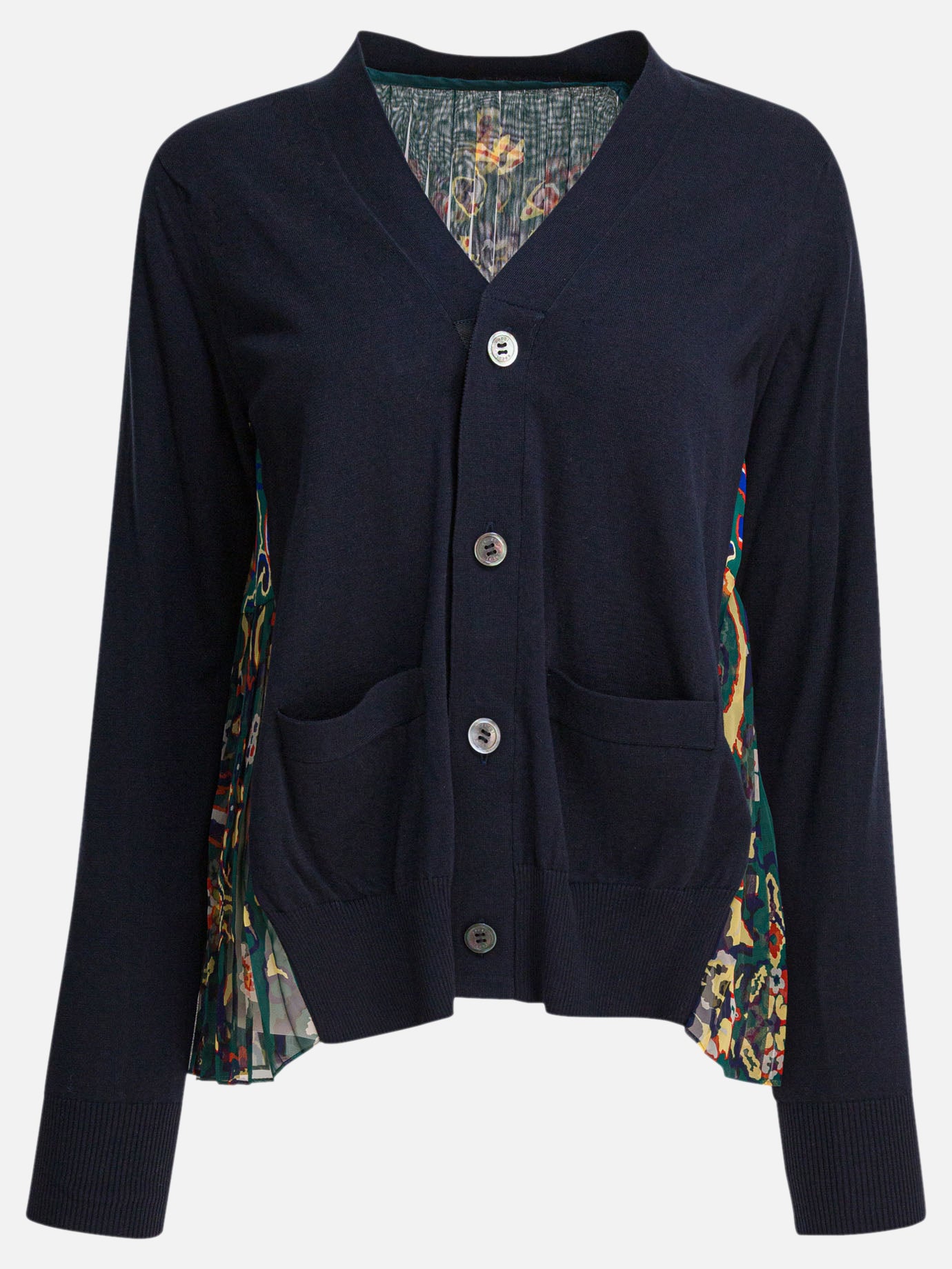 Cardigans Floral  Blue - Sacai Women | PDP | VIETTI Online Store | thumbnail