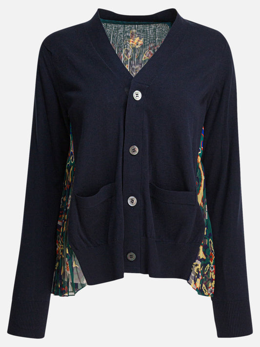 Cardigans Floral  Blue - Sacai Women | PDP | VIETTI Online Store 
