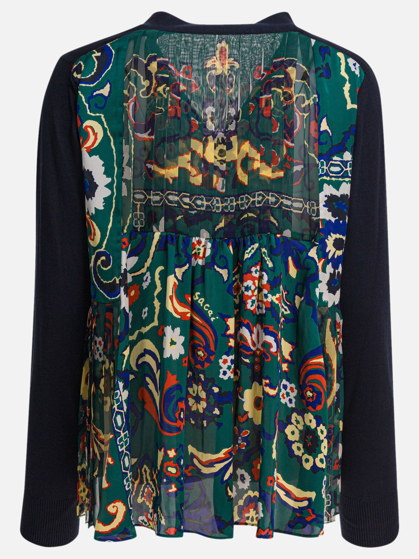 Cardigans Floral  Blue - Sacai Women | PDP | VIETTI Online Store | Zoom-Modal_2
