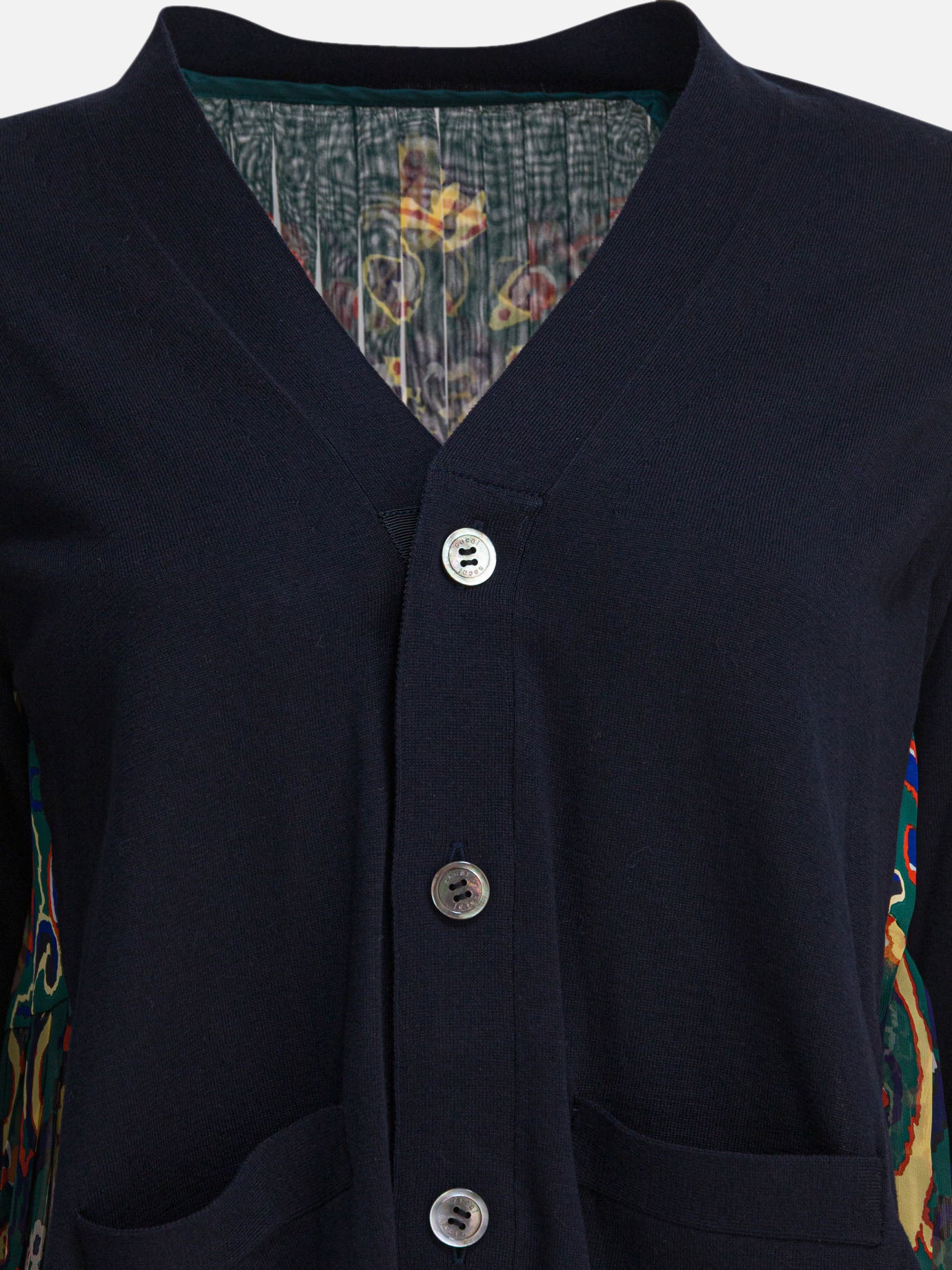 Cardigans Floral  Blue - Sacai Women | PDP | VIETTI Online Store | Zoom-Modal_3
