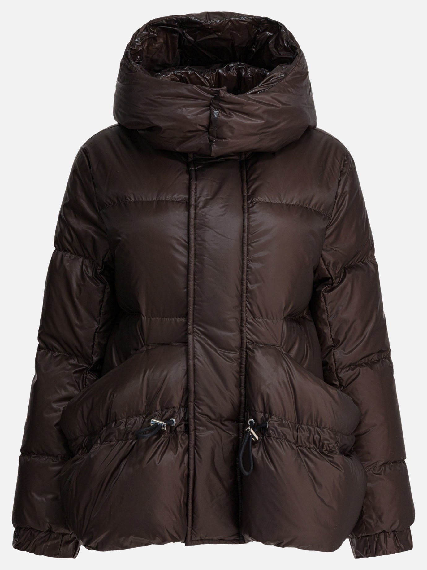 Down jackets Solid colour  Brown - Sacai Women | PDP | VIETTI Online Store | thumbnail