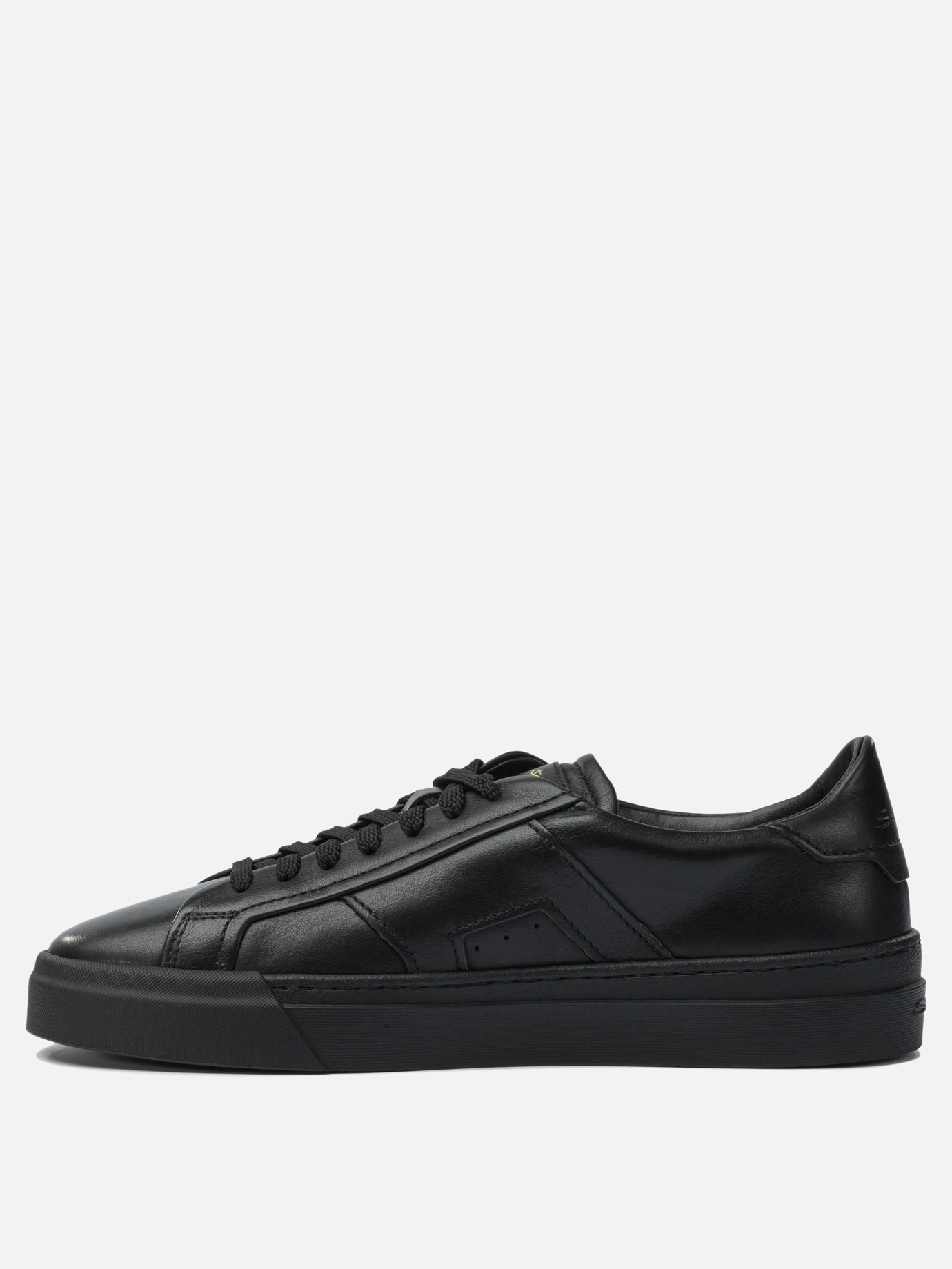 Low top sneakers 100% calf leather - 100% rubber  Black - Santoni Men | PDP | VIETTI Online Store | thumbnail_3