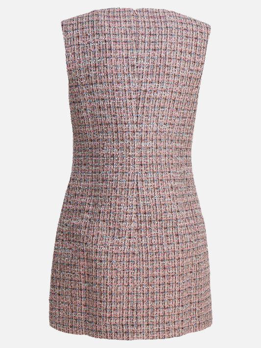 Mini dresses Tweed  Pink - Self-portrait Women | PDP | VIETTI Online Store | 2
