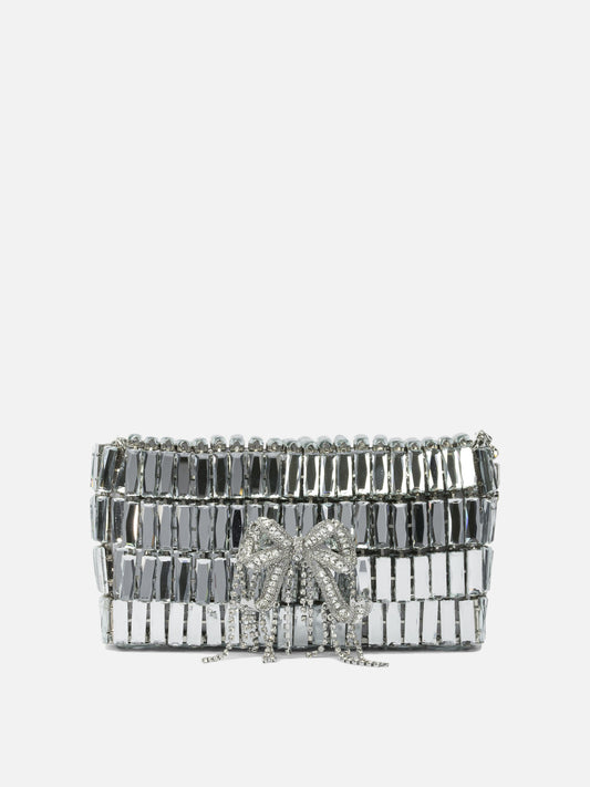 Mini bags 17x3x10 cm  Silver - Self-portrait Women | PDP | VIETTI Online Store 
