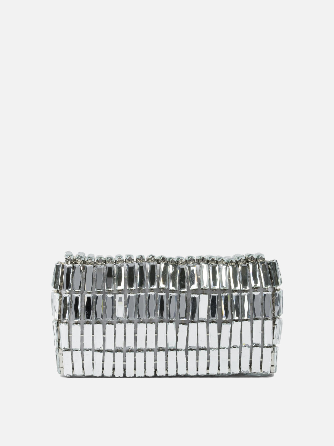 Mini bags 17x3x10 cm  Silver - Self-portrait Women | PDP | VIETTI Online Store | thumbnail_3