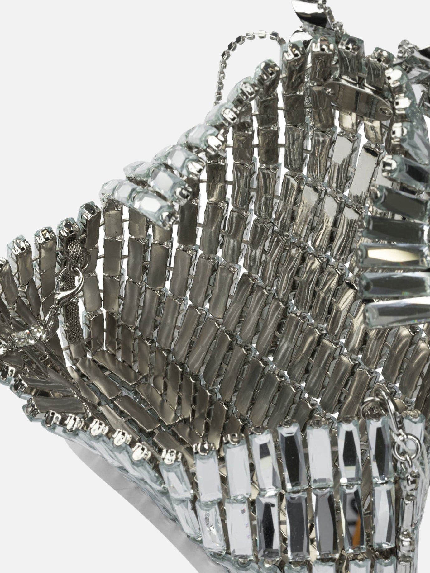 Mini bags 17x3x10 cm  Silver - Self-portrait Women | PDP | VIETTI Online Store | Zoom-Modal_5
