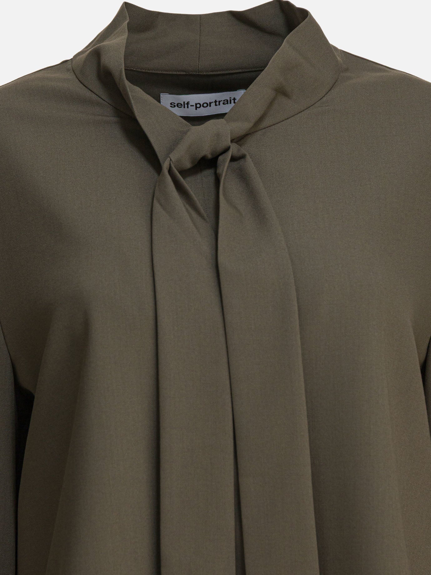 Blouses Solid colour  Green - Self-portrait Women | PDP | VIETTI Online Store | Zoom-Modal_3
