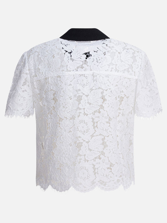 Casual shirts Solid colour  White - Self-portrait Women | PLP | VIETTI Online Store | 2
