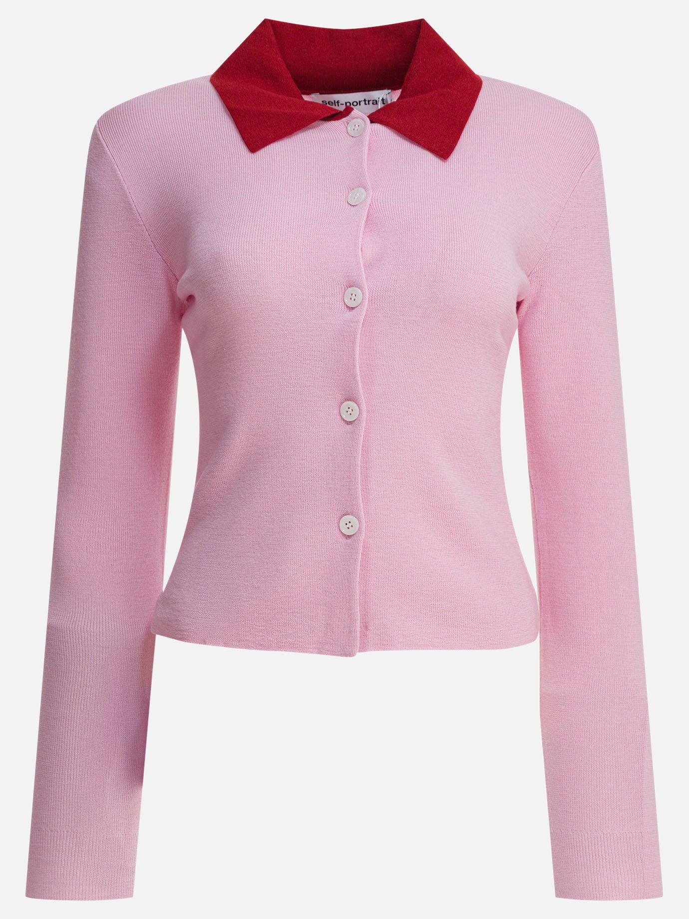 Cardigans Solid colour  Pink - Self-portrait Women | PDP | VIETTI Online Store | Zoom-Modal
