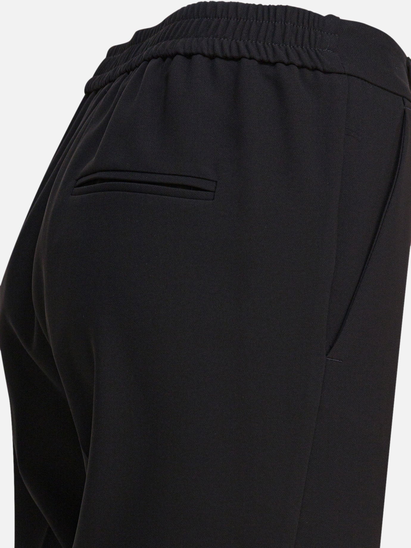 Leisure trousers Solid colour  Black - Semper Women | PDP | VIETTI Online Store | thumbnail_4