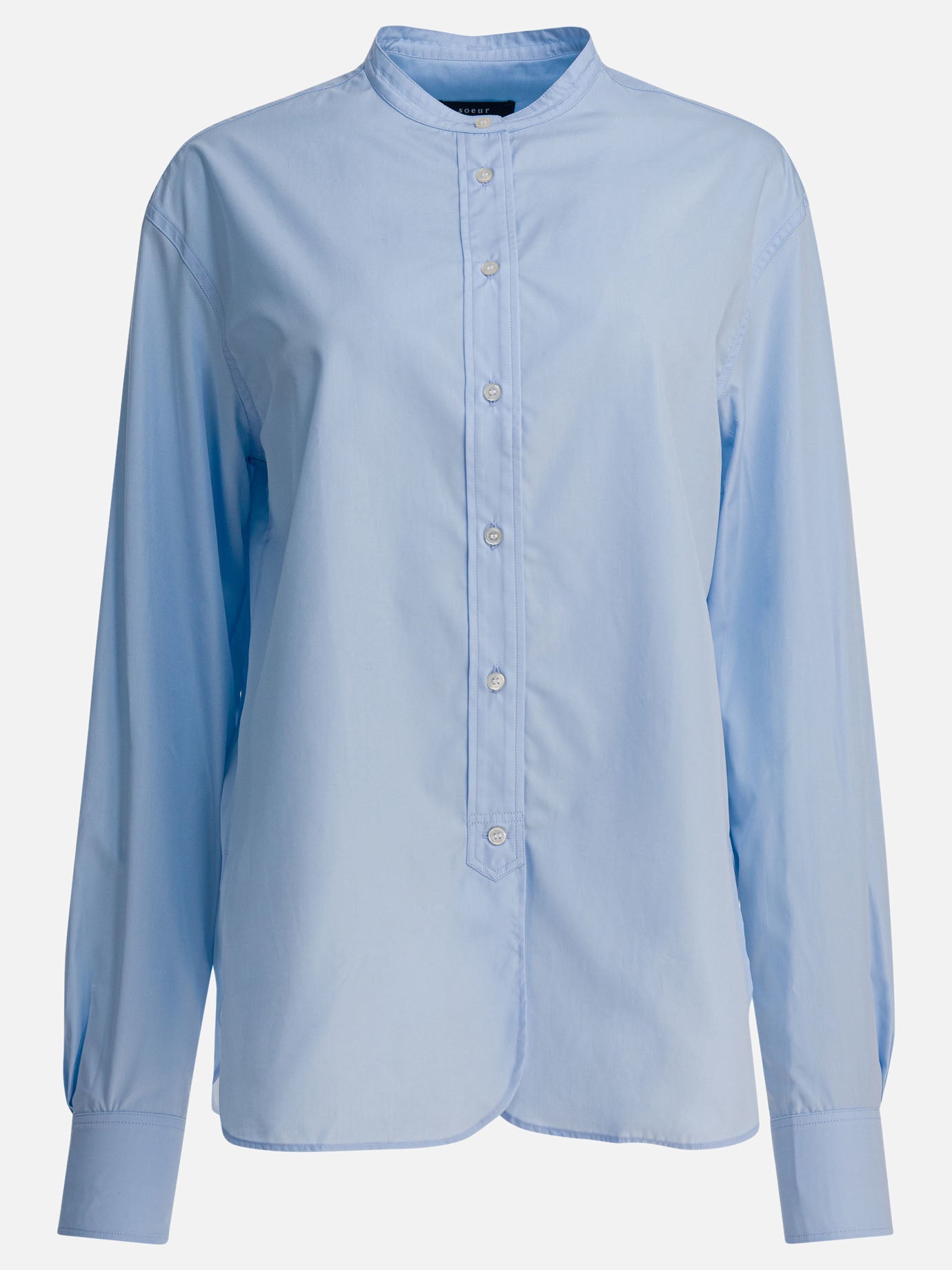 Casual shirts Solid colour  Blue - Soeur Women | PDP | VIETTI Online Store | Zoom-Modal

