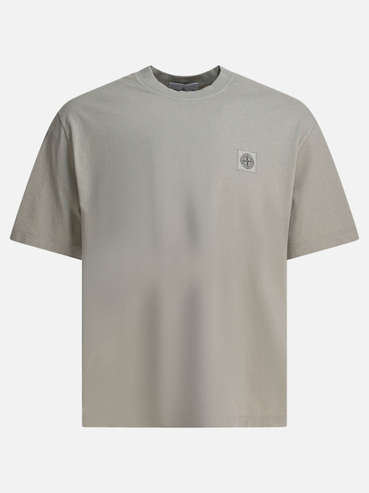 Crewneck t-shirts Logo  Green - Stone Island Men | PLP | VIETTI Online Store 
