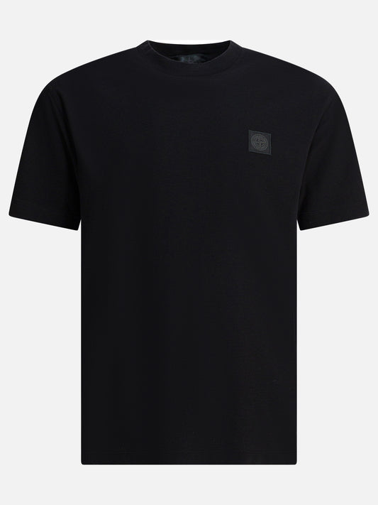Crewneck t-shirts Solid colour  Black - Stone Island Men | PLP | VIETTI Online Store 
