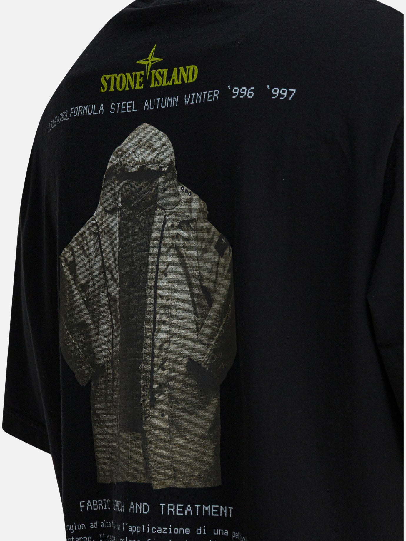 Crewneck t-shirts Graphics  Black - Stone Island Men | PDP | VIETTI Online Store | thumbnail_4
