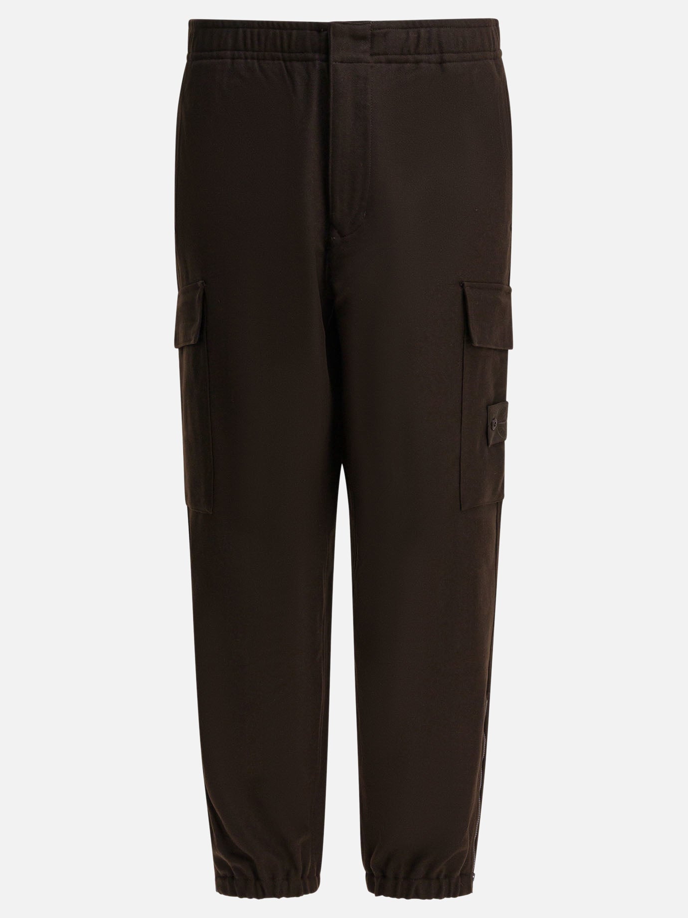Cargo & parachute trousers Solid colour  Brown - Stone Island Men | PDP | VIETTI Online Store | thumbnail