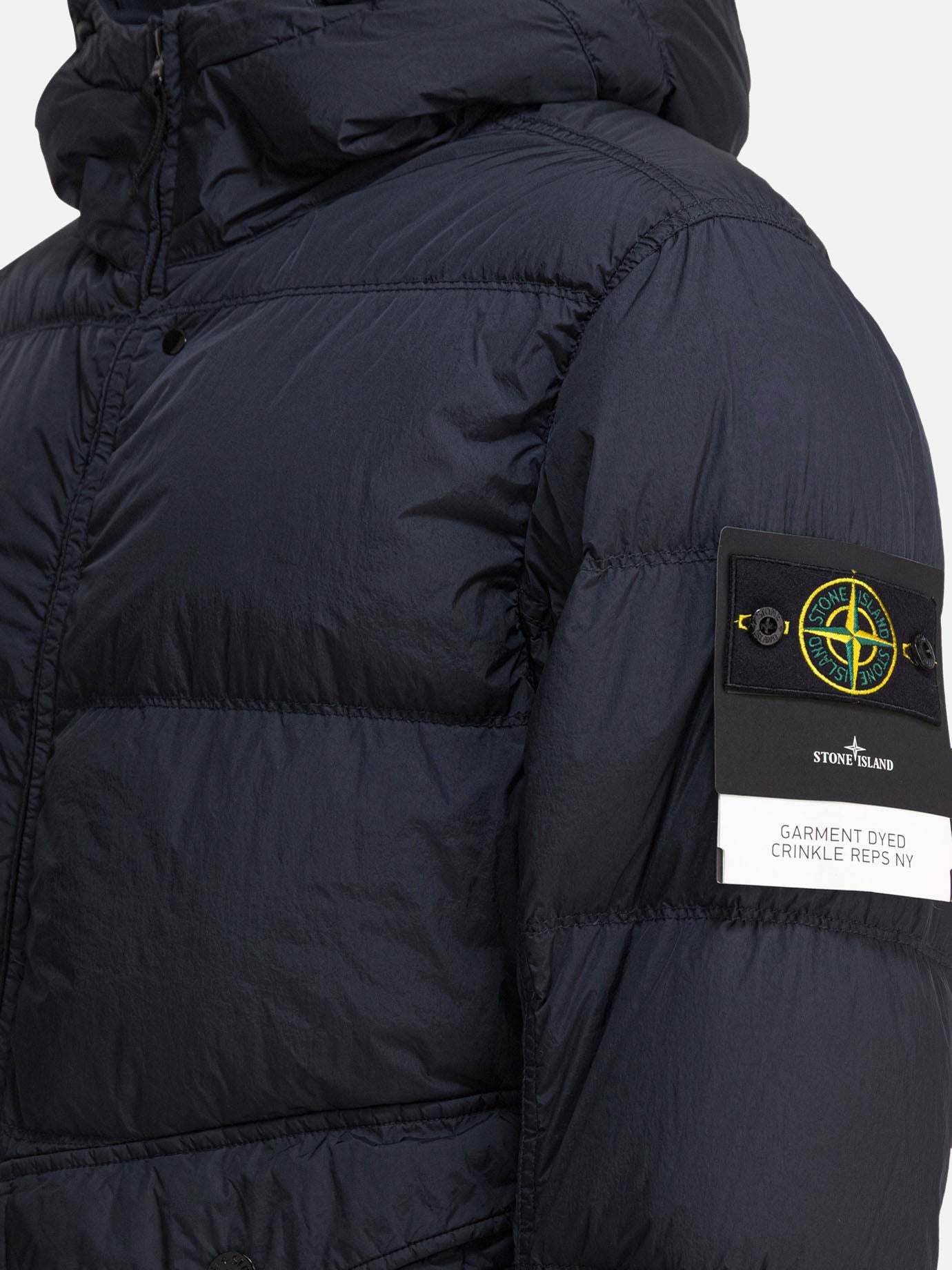 Down jackets Logo  Blue - Stone Island Men | PDP | VIETTI Online Store | thumbnail_4
