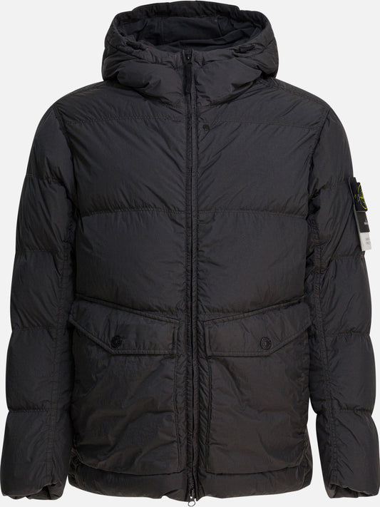 Down jackets Logo  Grey - Stone Island Men | PLP | VIETTI Online Store 
