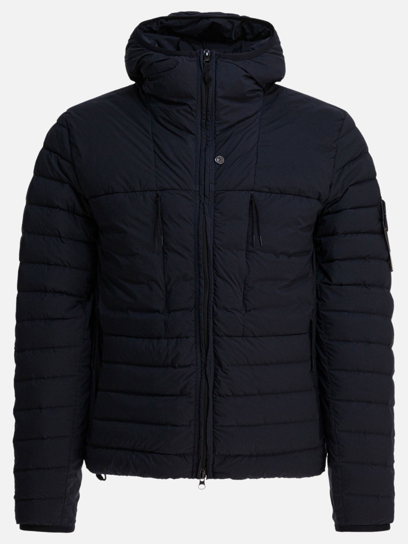 Down jackets Solid colour  Blue - Stone Island Men | PDP | VIETTI Online Store | Zoom-Modal
