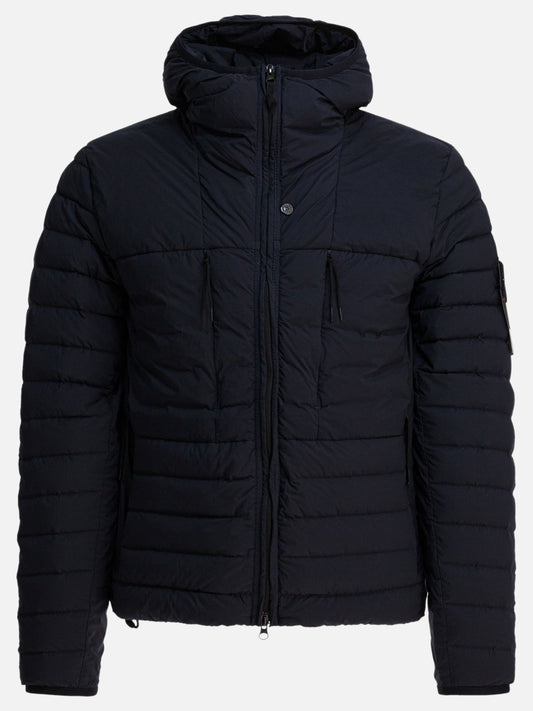 Down jackets Solid colour  Blue - Stone Island Men | PDP | VIETTI Online Store 
