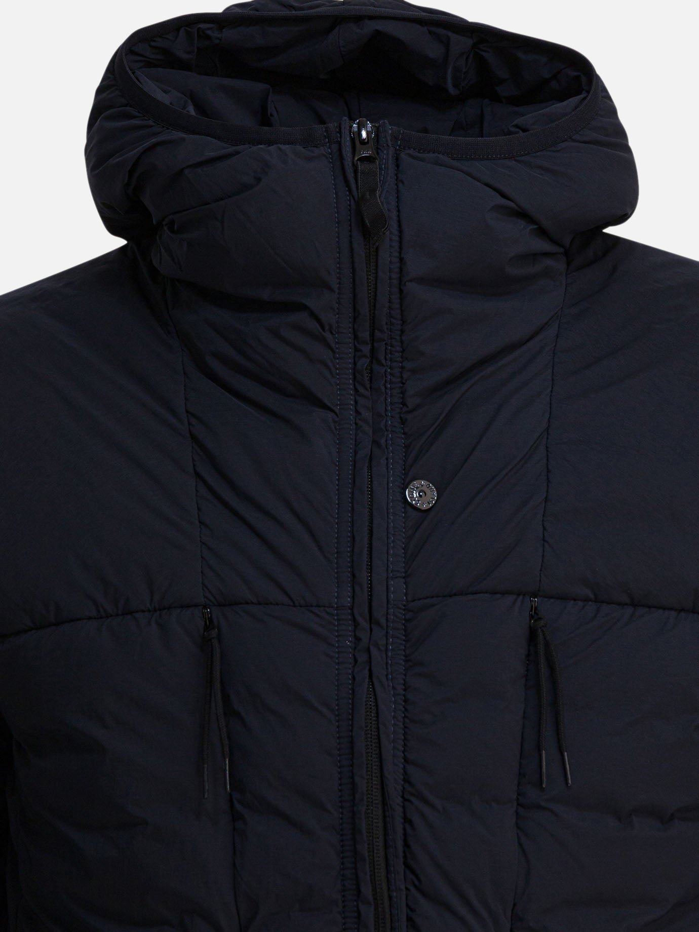 Down jackets Solid colour  Blue - Stone Island Men | PDP | VIETTI Online Store | thumbnail_3