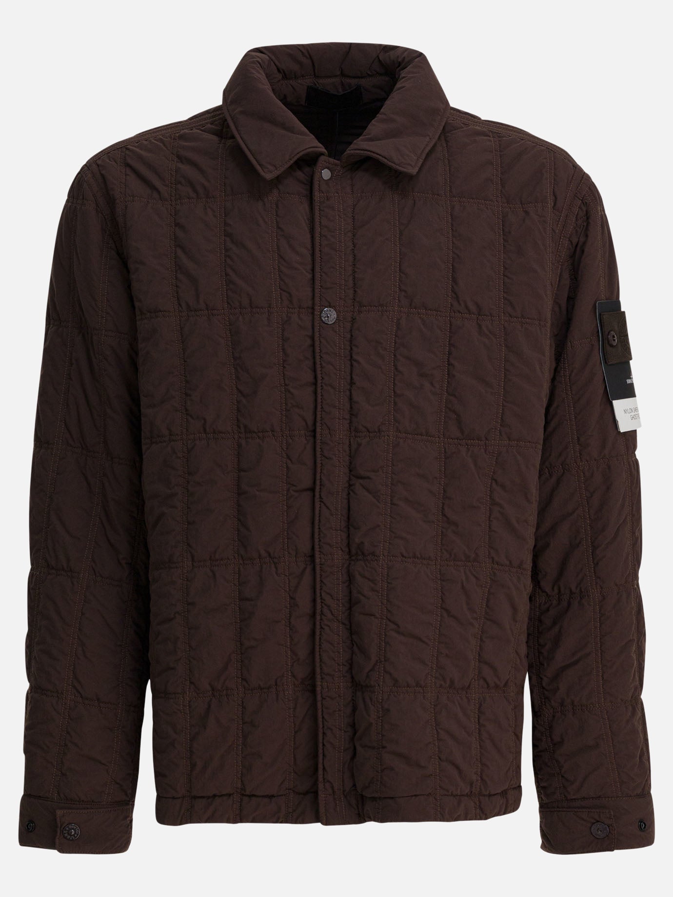 Short coats Logo  Brown - Stone Island Men | PDP | VIETTI Online Store | Zoom-Modal
