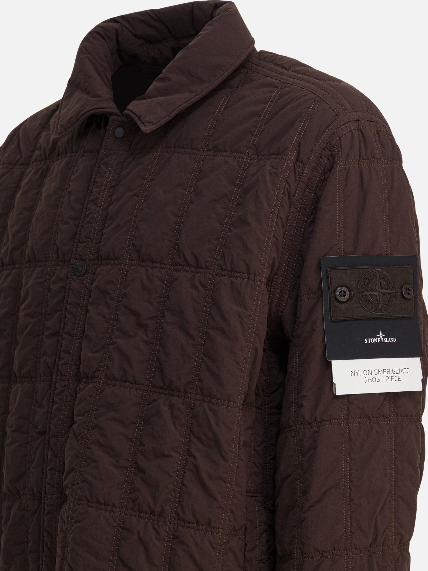 Short coats Logo  Brown - Stone Island Men | PDP | VIETTI Online Store | Zoom-Modal_4
