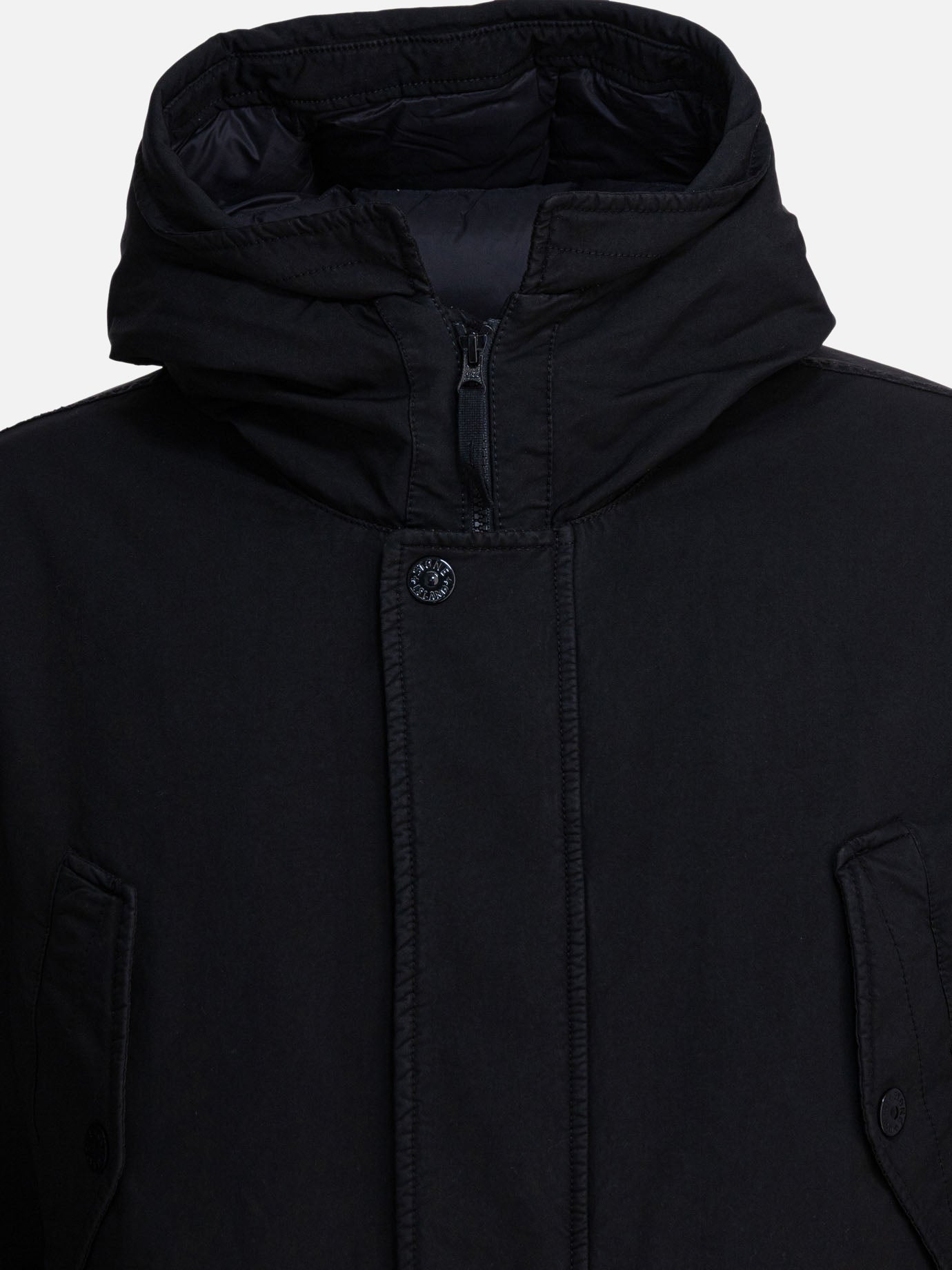 Down jackets Logo  Black - Stone Island Men | PDP | VIETTI Online Store | thumbnail_3