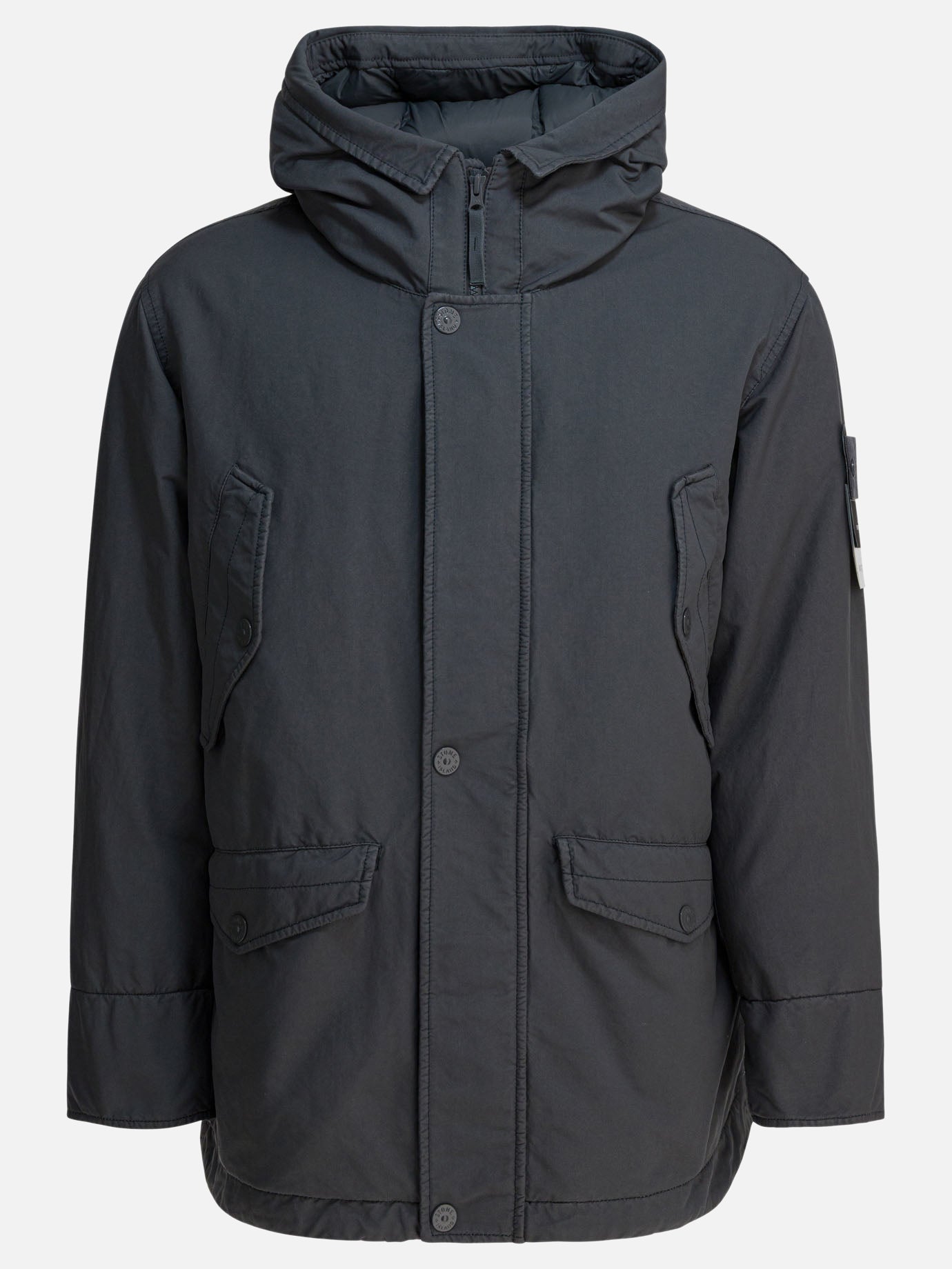 Parkas Logo  Grey - Stone Island Men | PDP | VIETTI Online Store | Zoom-Modal
