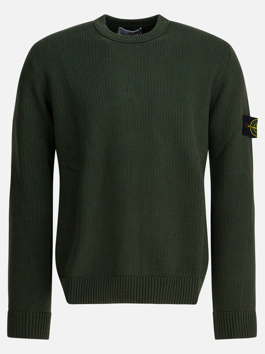Crewneck sweaters Logo  Green - Stone Island Men | PDP | VIETTI Online Store 
